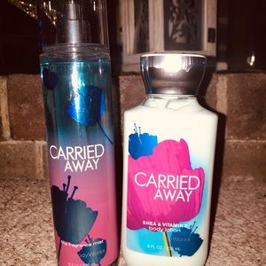 Bath/body works carried away lotion and spray